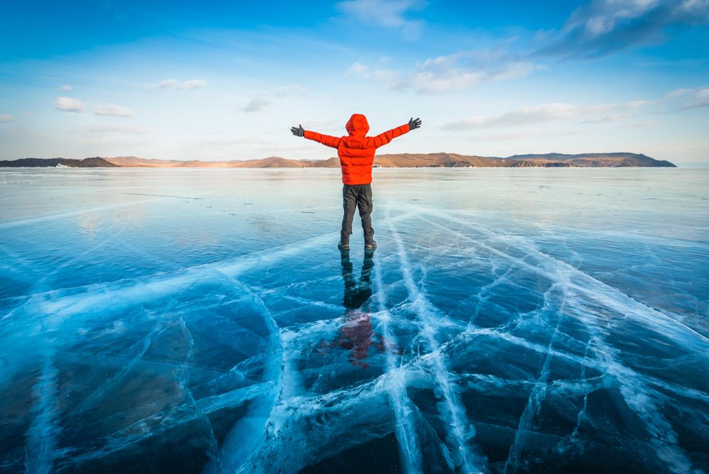 Frozen Lake Baikal