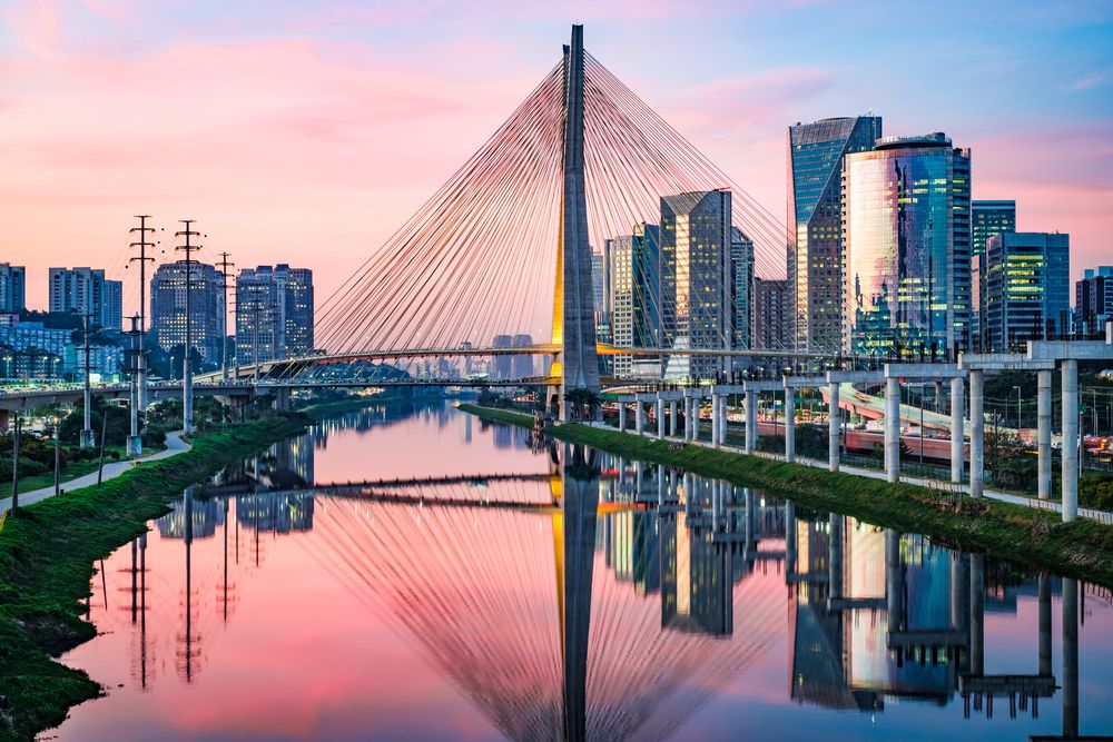 The architecture of Sao Paulo. Brazil