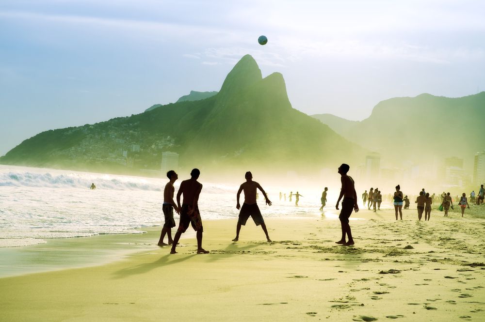 The sandy beaches of Brazil