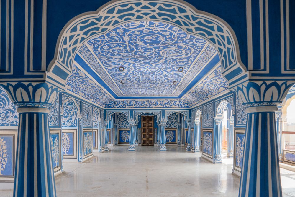 The palace complexes of Jaipur - India