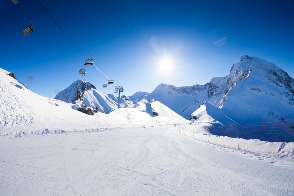 The mountains are even more beautiful from the top of the cable car!